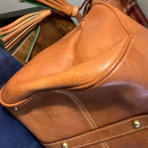 Dooney & Bourke Flourtine Leather Satchel Large - Picture 9 of 16